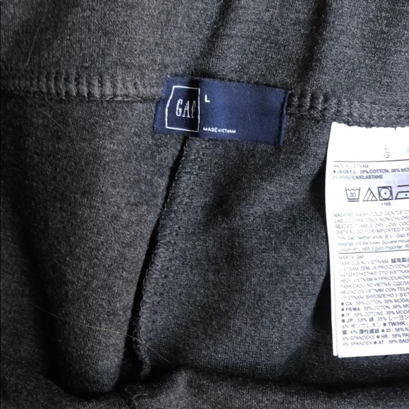 Like new gray Gap motto legging size large - Picture 3 of 4